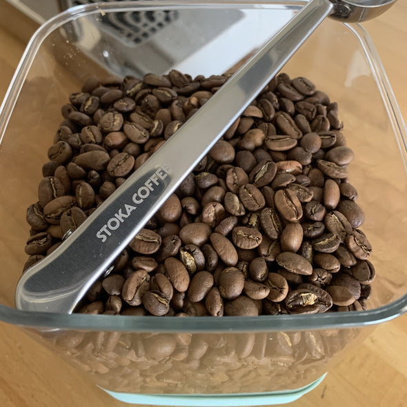 STOKA branded La Cafetiere Stainless Steel Coffee Measuring Spoon with Clip